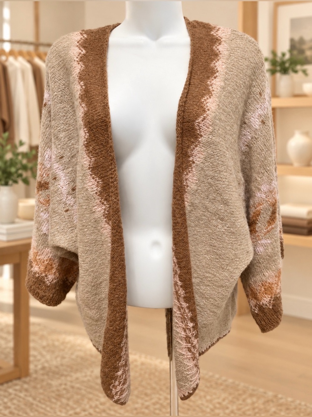 Anthropologie size XS alpaca/ wool open sweater